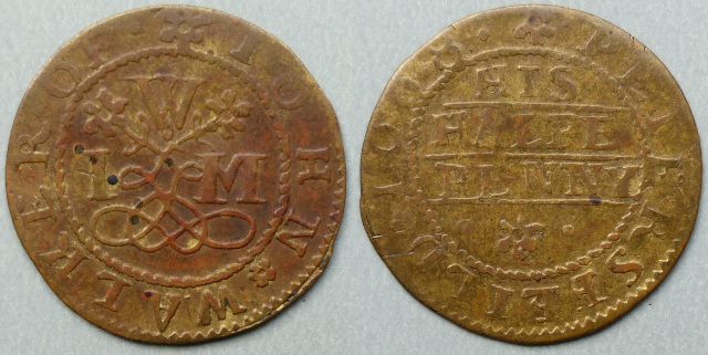 Petersfield, John Walker 1668 halfpenny